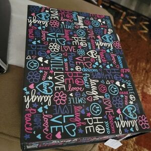 Colorful Graphic Design Box With Magnetic Closure